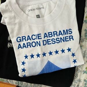 Gracie Abrams Tees - L & XL Amelie, Aaron Dessner
